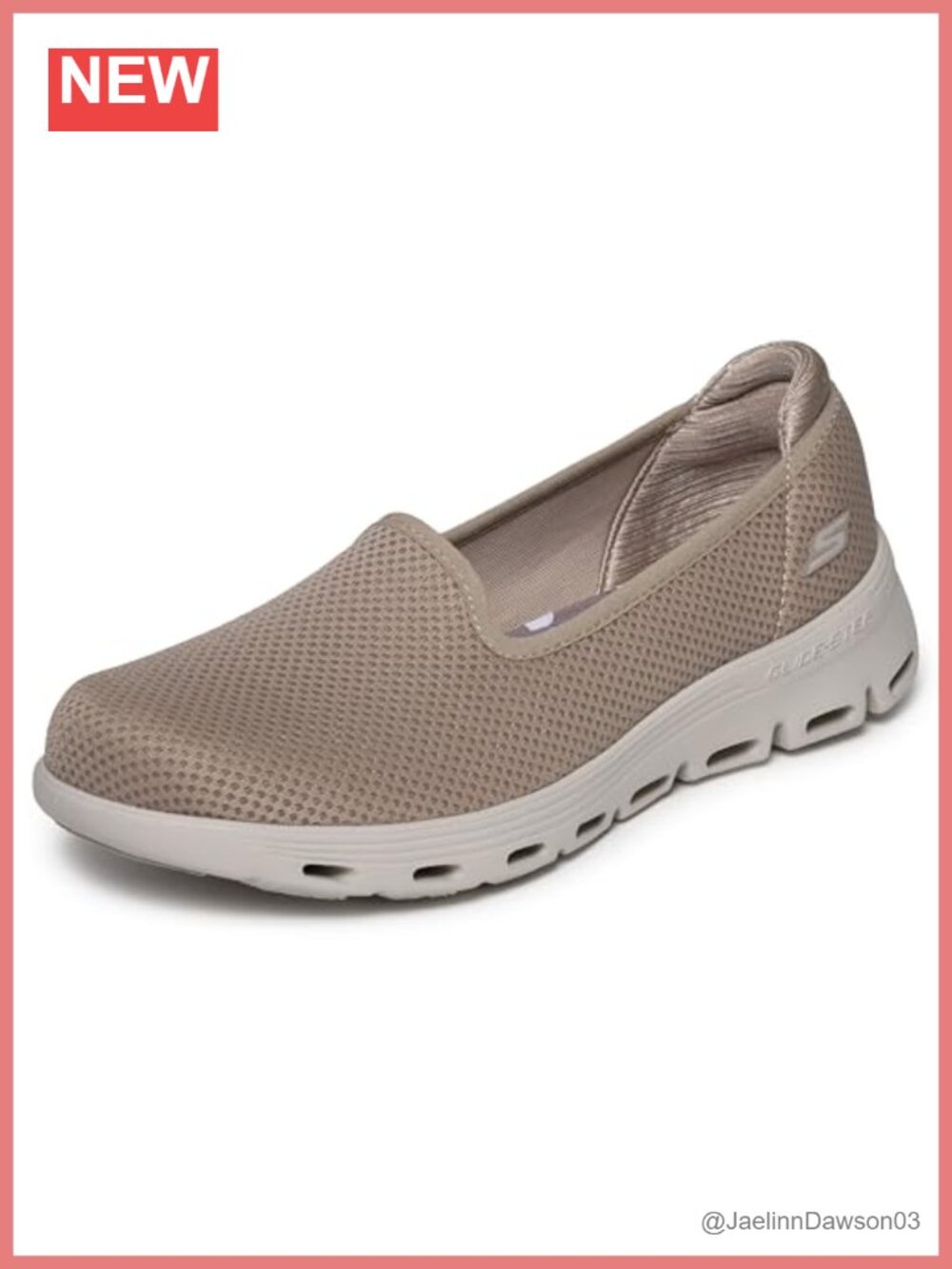 Women's Powermesh Slip-On Loafers Flat Shoes